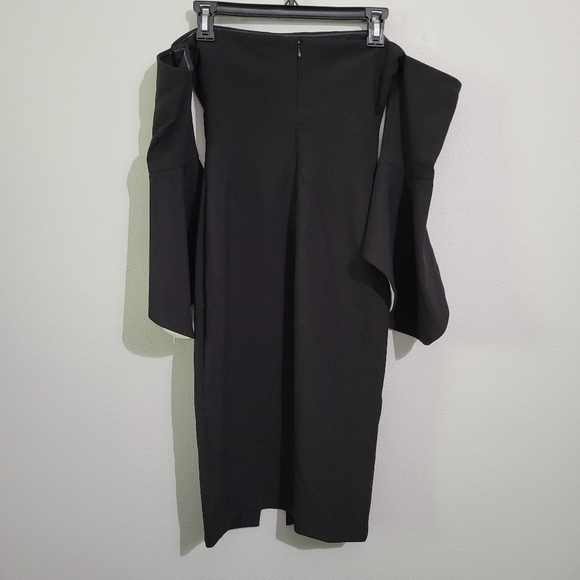 🔴LIKELY Ramona Dress black off the shoulder dress‎ - Picture 3 of 7